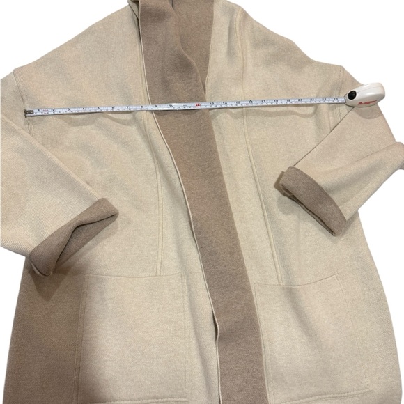 Tommy Bahama Lambswool Blend Sweater Coat Lg - Picture 4 of 12